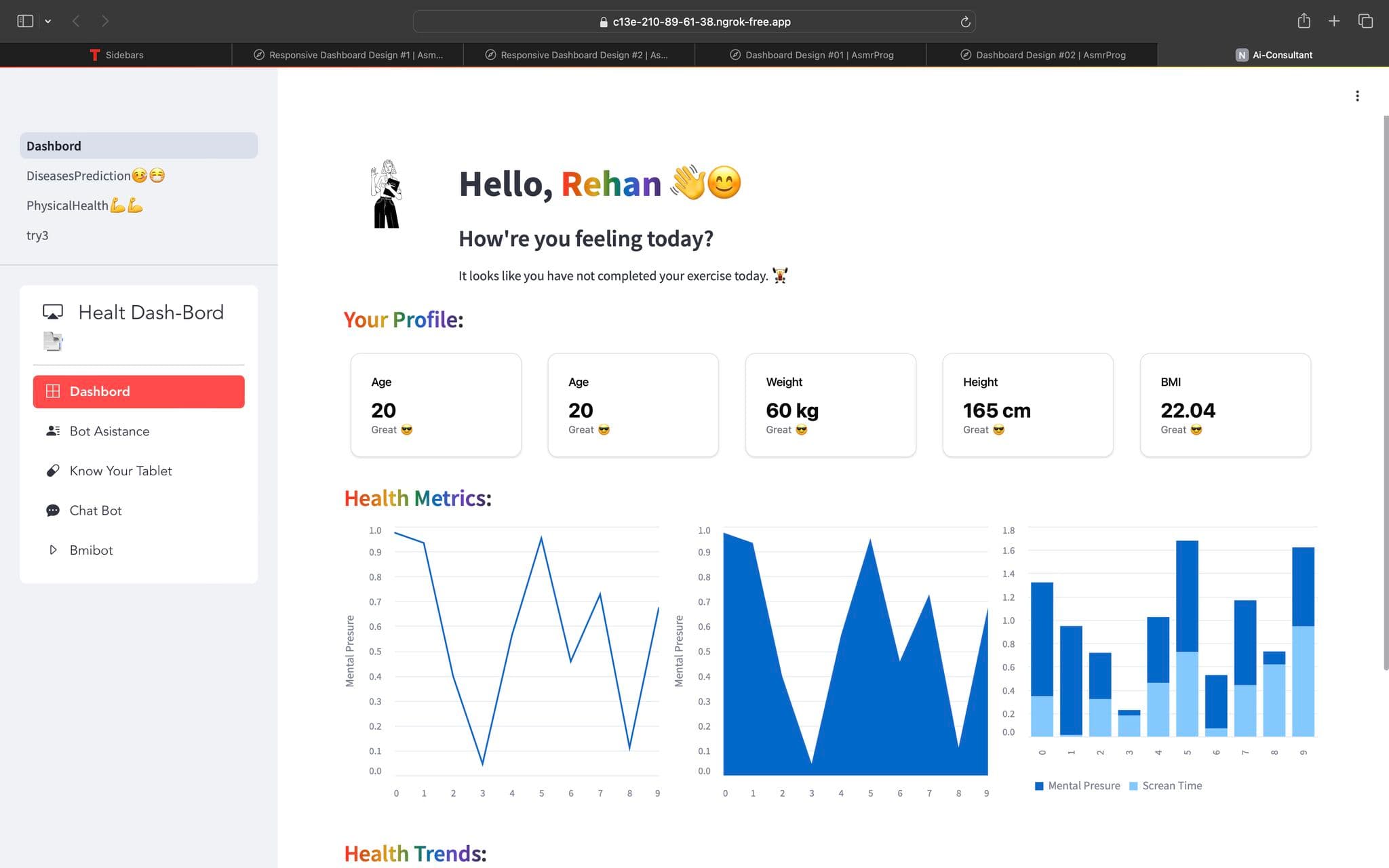 Health Buddy screenshot 1