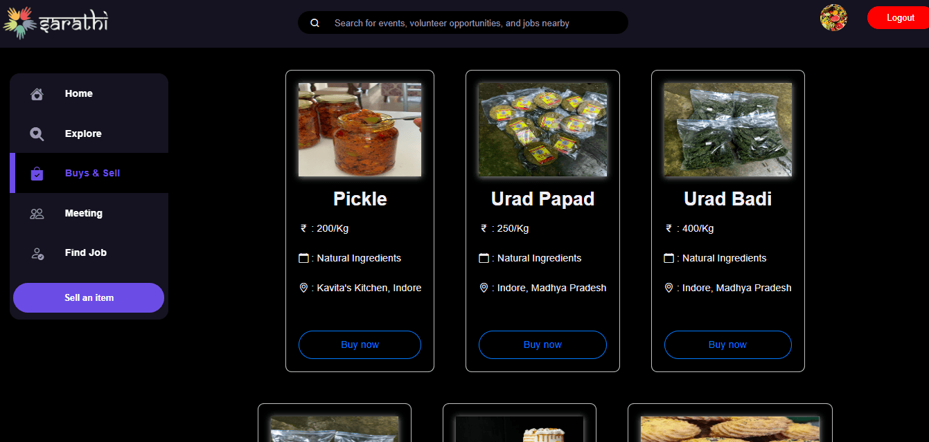 Sarthi screenshot 5